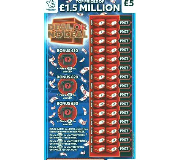 Deal or No Deal Scratchcard slot